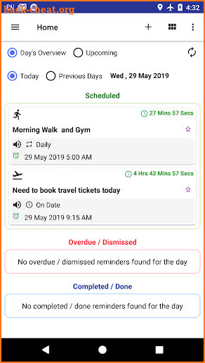 Remind Note - reminder, calendar, notes, lists screenshot