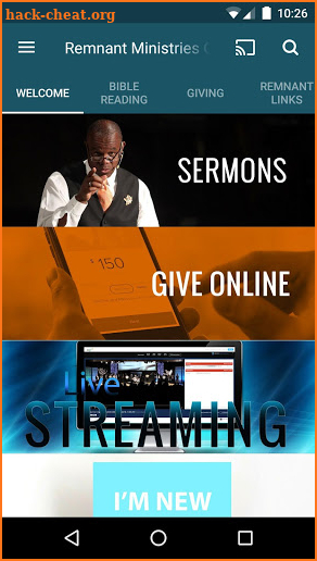 Remnant Ministries mobile app screenshot