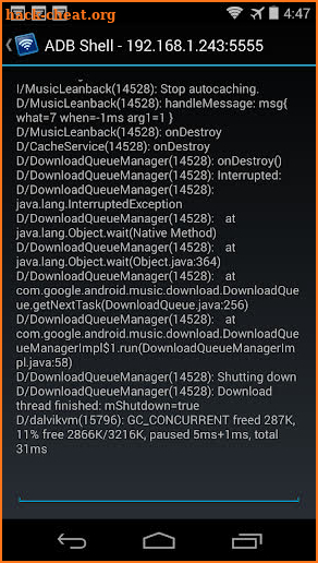 Remote ADB Shell screenshot
