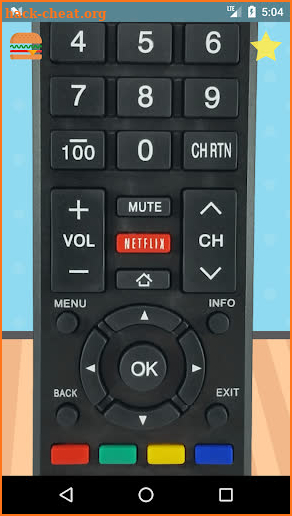 Remote Control For Toshiba screenshot