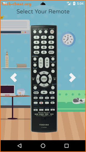 Remote Control For Toshiba screenshot