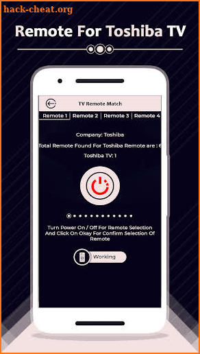 Remote Control for Toshiba TV - All Remotes screenshot