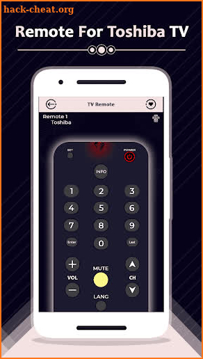 Remote Control for Toshiba TV - All Remotes screenshot