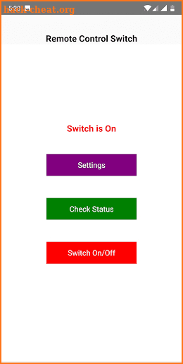 Remote Control Switch screenshot