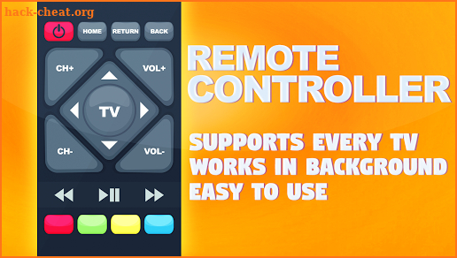 Remote controlling TV screenshot