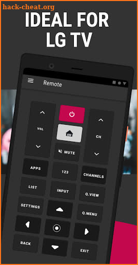 Remote for LG Smart TV screenshot