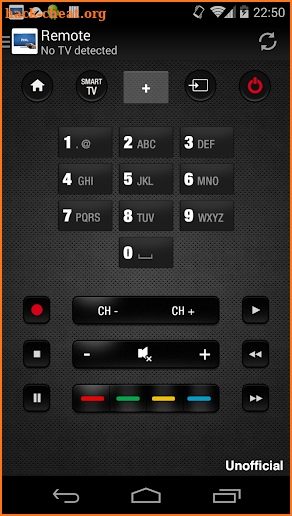 Remote for Philips TV screenshot