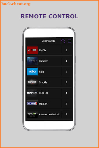 Remote for ROKU control Device TV screenshot