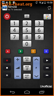 Remote for Samsung TV screenshot