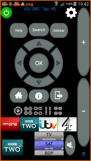 Remote for Sony TV & Sony Blu-Ray Players MyAV screenshot