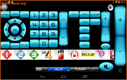 Remote for Sony TV & Sony Blu-Ray Players MyAV screenshot