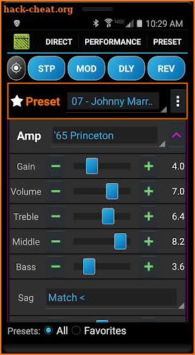 Remuda - USB Guitar Amplifier Control App screenshot