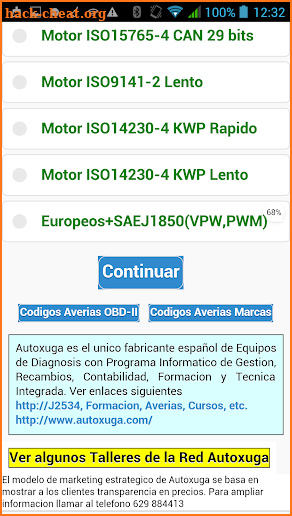 RENAULT: Diagnosis coches y Códigos averías screenshot