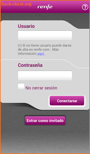 RenfeTicket screenshot