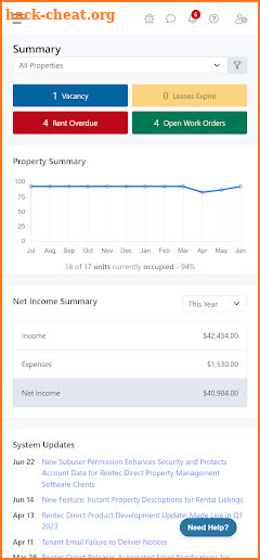 Rentec Direct screenshot