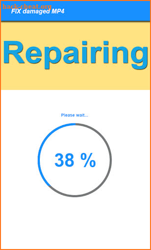 Repair Damaged Video screenshot