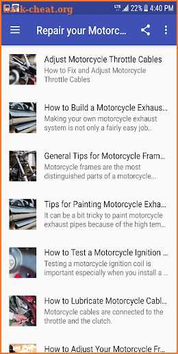 Repair your Motorcycle screenshot