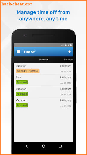 Replicon - Timesheets with GPS screenshot