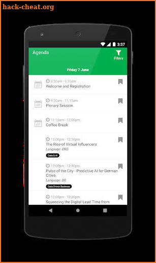 Reply Events screenshot