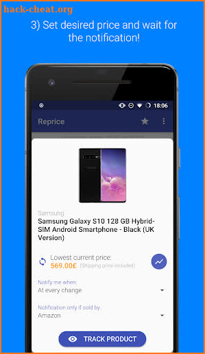 Reprice: price tracker for Amazon offers screenshot