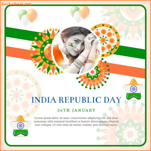 Republic Day Photo Frame : 26 January Photo Frame screenshot