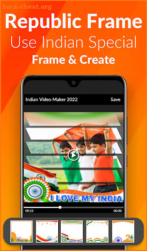 Republic Day Video Maker song screenshot