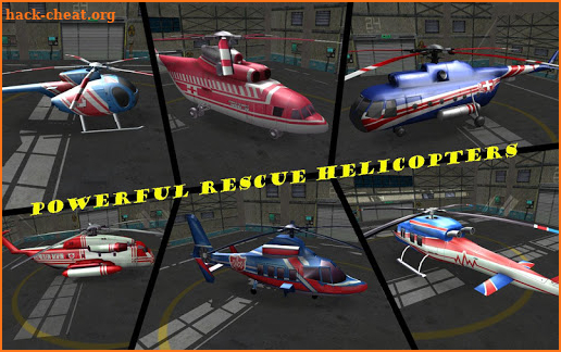 Rescue Helicopter Game screenshot