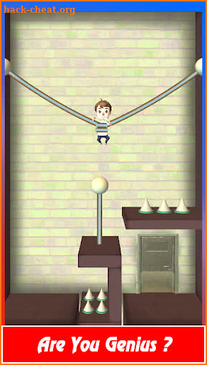 Rescue The Boy Cut Rope Puzzle screenshot