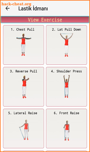 Resistance Band Exercises screenshot