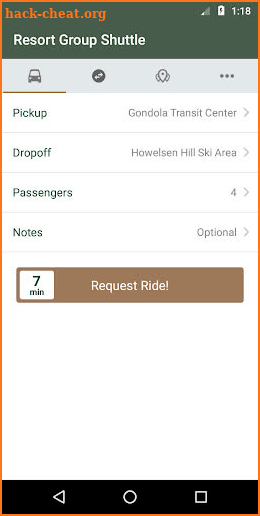 Resort Group Shuttle screenshot