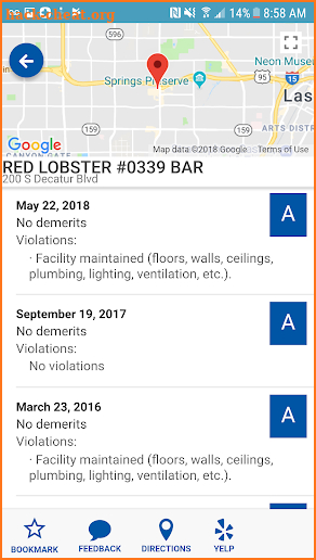 Restaurant Grades Southern Nevada screenshot