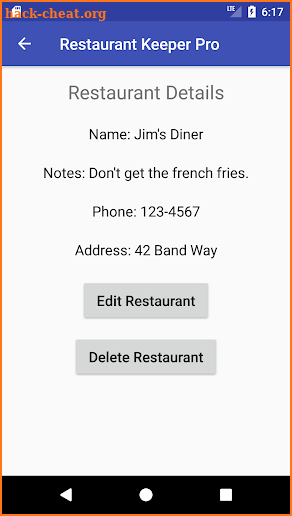 Restaurant Keeper Pro screenshot