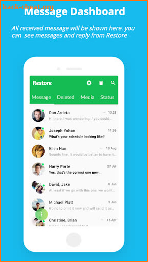 Restore : Recover Deleted messages & Status saver screenshot