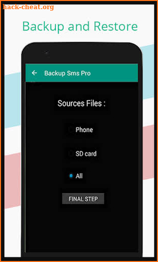 Restore SMS Backup screenshot