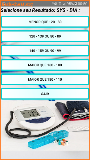 Result Cholesterol Diabetes Pressure screenshot