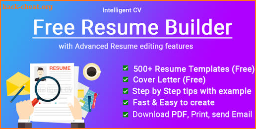 Resume Builder App Free CV maker CV templates 2019 screenshot