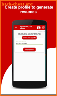 Resume Builder Free, 5 Minute CV Maker & Templates screenshot