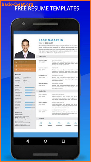 Resume Cv Builder Free - CV Curriculum Vitae screenshot