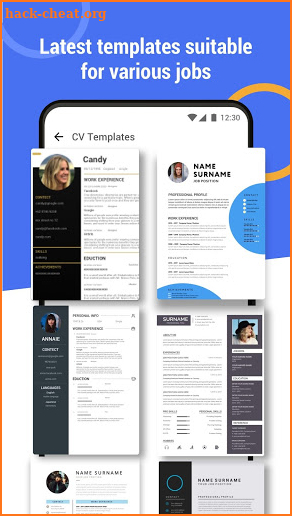 Resume Master - CV Builder & Cover Letter Maker screenshot