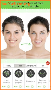 Retouch Me: body & face Editor for Beauty Photo screenshot