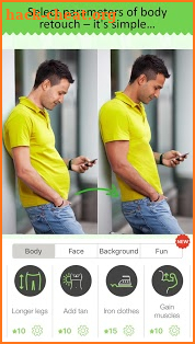 Retouch Me: body & face Editor for Beauty Photo screenshot