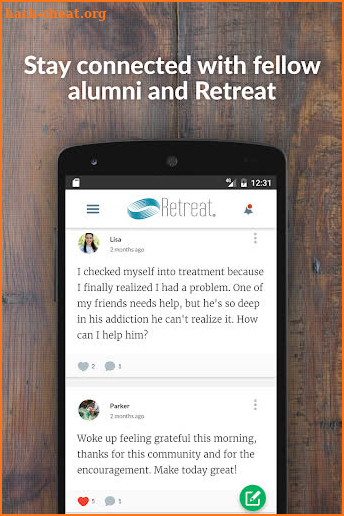 Retreat Community screenshot
