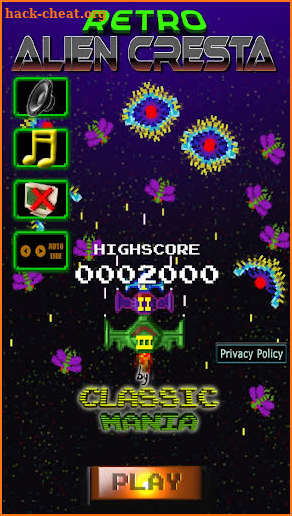 Retro Alien Cresta screenshot