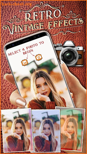 Retro Camera Effects 📷 Vintage Photo Editor screenshot