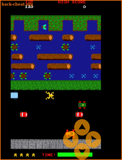 Retro Frog Golden screenshot