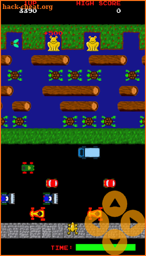 Retro Frog Golden screenshot