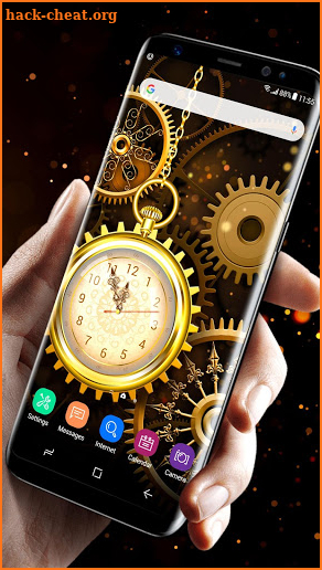 Retro Golden Clock Wallpaper Live 2019 screenshot