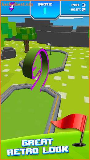 Retro Golf! Arcade Putt Putt Game screenshot