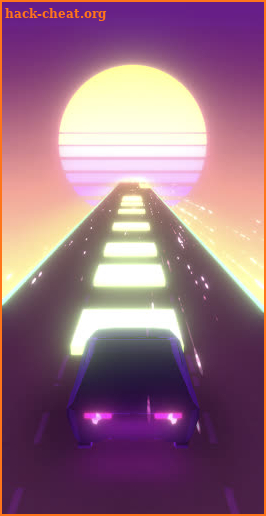 Retro Road: Neon Beats screenshot