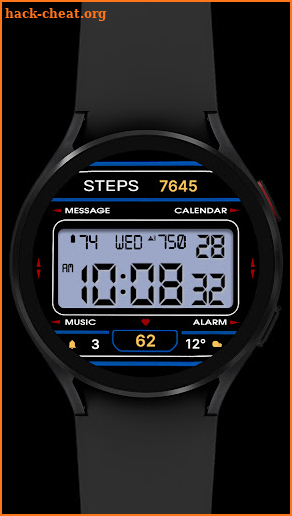 Retro watch face screenshot